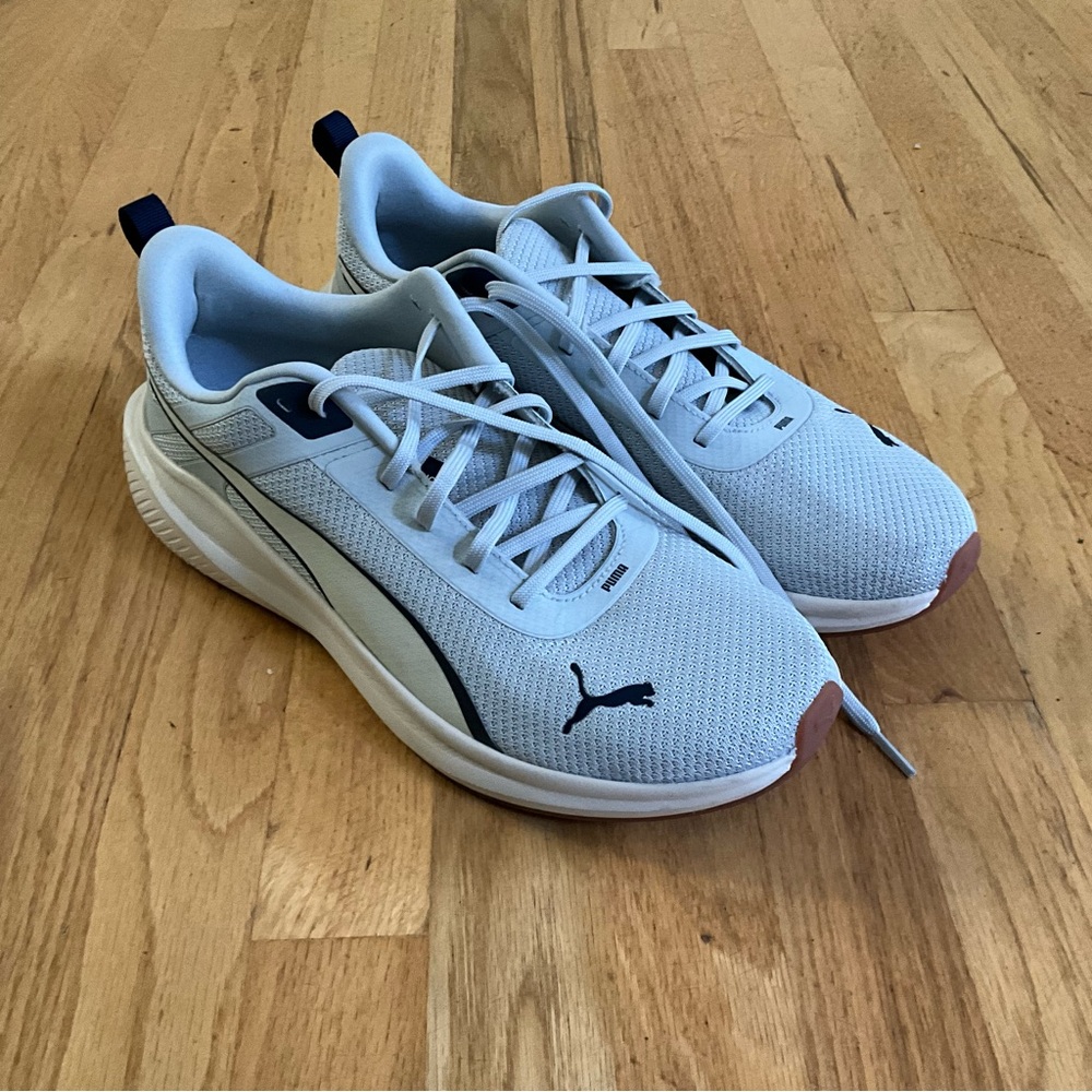 Men’s Puma lite Grey and Blue Athletic Shoes